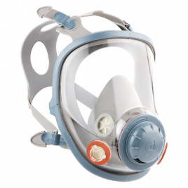 Маска полнолицевая Jeta Safety 6950, линза поликарб, защита от царапин, антизапотеван, 443039