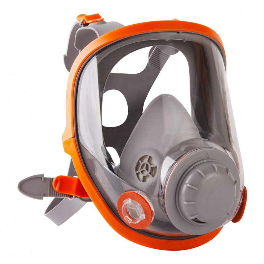 Маска полнолицевая Jeta Safety 5950, линза поликарб, защита от царапин, антизапотеван, 443019 фото 1